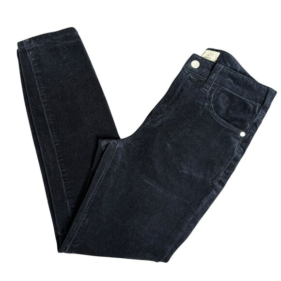 Pilcro And The Letterpress High Rise Skinny Corduroy Pants Women's Size 27 Black - Picture 8 of 12